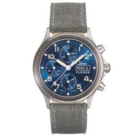 Unisex, Sinn Klassischer Chronograph 358 Sa FLIEGER B E 358.064-BK5222-5001-403A