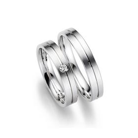 Ringe, August Gerstner Trauringe 26918/4-4/2454/4