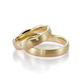 Rotgold, Ringe, August Gerstner Trauring Exclusiv-Kollektion 4/28601/4,3-28601/4,5