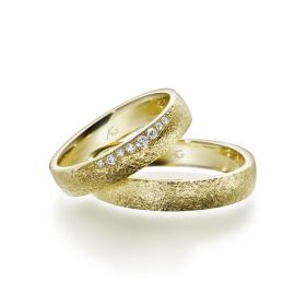 Gelbgold, Ringe, August Gerstner Trauring Exclusiv-Kollektion 4/28679/4.5-28679/4.5