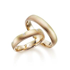 Rotgold, Ringe, August Gerstner Trauring Exclusiv-Kollektion 4/28687/4.3-28687/4.3