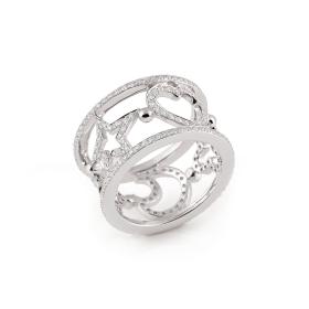 Weißgold, Ringe, Al Coro Icon Ring R7633WW