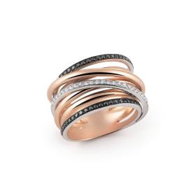 Weißgold, Ringe, Al Coro Serenata Ring R6405BR