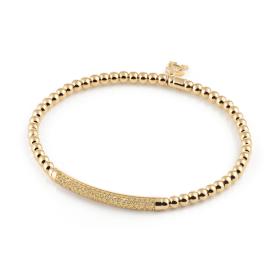 Gelbgold, Armschmuck, Al Coro Stretchy Armband A350YSG17