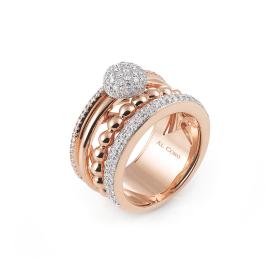 Weißgold, Ringe, Al Coro Palladio Ring R7270WR