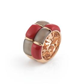 Roségold, Ringe, Al Coro La Piazza Ring NR571COR