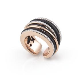 Weißgold, Ringe, Al Coro Mezzaluna Ring R7216R