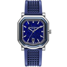 Unisex, Gerald Charles Maestro 2.0 Ultra-Thin Lapis Lazuli  GC2.0-SSPS-LS-RSPN