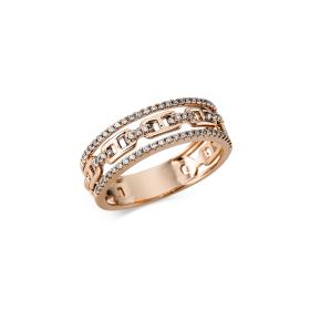 Roségold, Ringe, Becker Young Fashion Kollektion Brillantring 1AD20R451-1