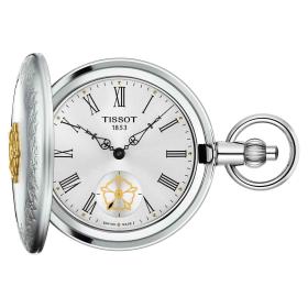 Taschenuhr, Tissot Double Savonette Mechanical T865.405.99.038.01