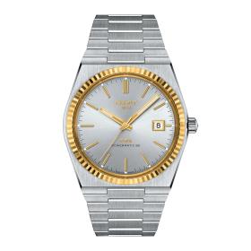 Unisex, Tissot PRX Powermatic 80 Stahl & 18K Goldlünette T931.407.41.031.01