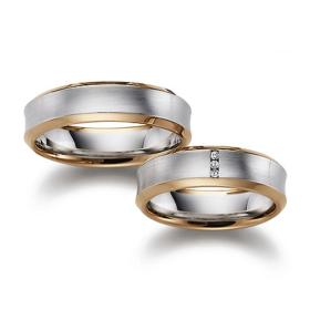 Ringe, August Gerstner Trauringe 27968/6-4/27440/6