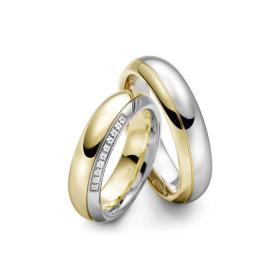 Ringe, August Gerstner Trauringe 28219/6-4/28220/6