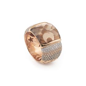 Weißgold, Ringe, Al Coro La Piazza Ring NR9161SQBWR