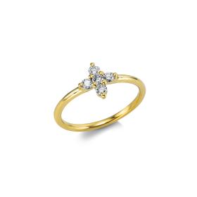 Gelbgold, Ringe, Becker Young Fashion Kollektion Brillantring 1Y238G853-3