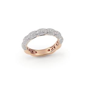 Roségold, Ringe, Al Coro La Piazza Ring NR559WR