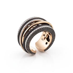 Weißgold, Ringe, Al Coro Mezzaluna Ring R72162R