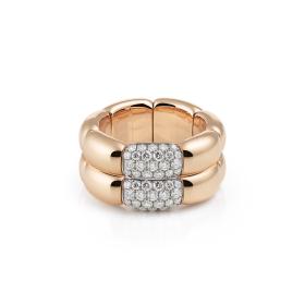 Weißgold, Ringe, Al Coro La Piazza Ring R985WR