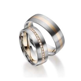 Rotgold, Ringe, August Gerstner Trauring Exclusiv-Kollektion 4/28720/6-28720/6,5