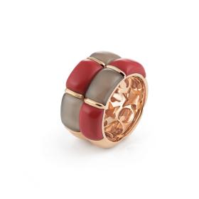 Roségold, Ringe, Al Coro La Piazza Ring NR571COR