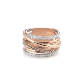 Weißgold, Ringe, Al Coro Serenata Ring R6405RBD