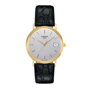 Damenuhr, Quarzwerk, Tissot Goldrun Hesalite 18K Gold