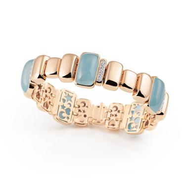 Armschmuck, Weißgold, Al Coro La Piazza Armband