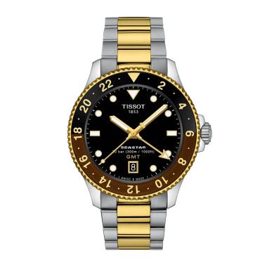 Unisex, Quarzwerk, Tissot Seastar 1000 Quarz GMT