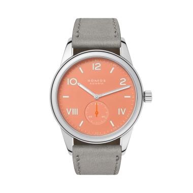 Unisex, Handaufzug, NOMOS Glashütte Club Campus 38 cream coral