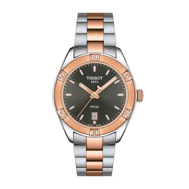 Damenuhr, Quarzwerk, Tissot PR 100 Sport Chic Lady