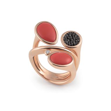 Ringe, Roségold, Al Coro Candy Ring