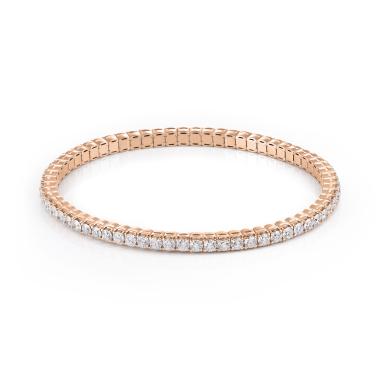 Armschmuck, Roségold, Al Coro Stretchy Armband