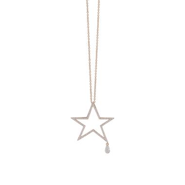 Halsschmuck, Roségold, Al Coro Icon Collier