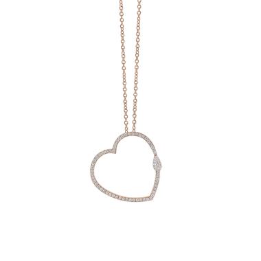 Halsschmuck, Roségold, Al Coro Icon Collier