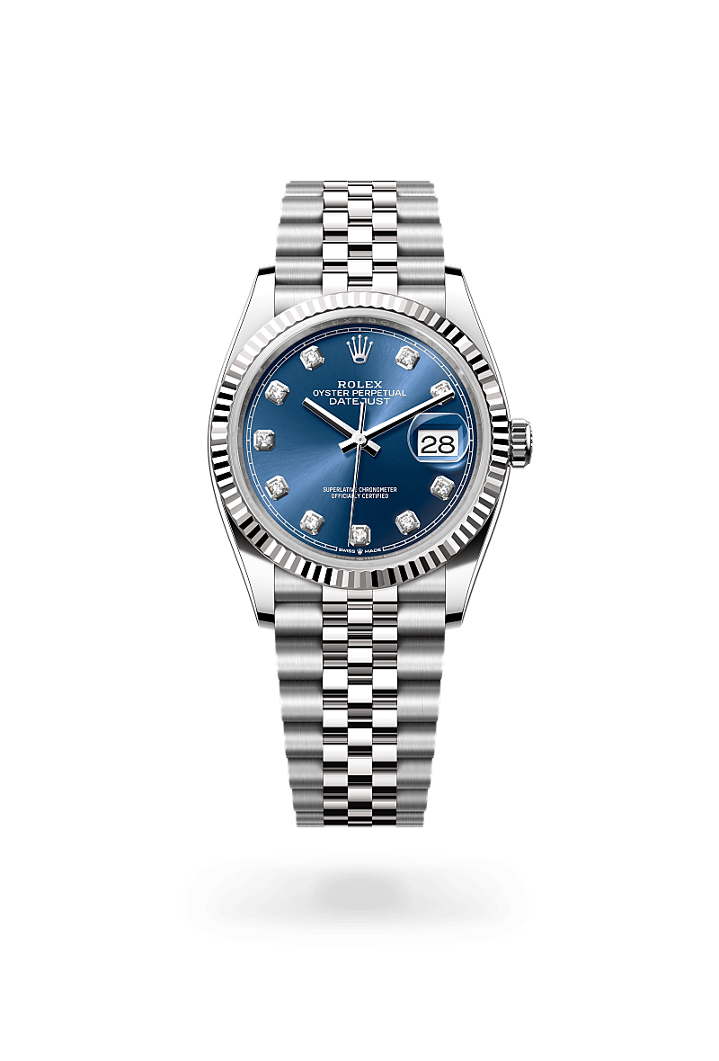 Rolex Datejust 36 M126234-0037 Herrenuhr / Damenuhr - Oyster, 36 mm, Edelstahl Oystersteel und Weißgold 