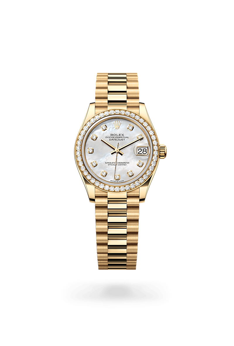 Rolex Datejust 31 M278288RBR-0006 Herrenuhr / Damenuhr - Oyster, 31 mm, Gelbgold mit Diamanten 