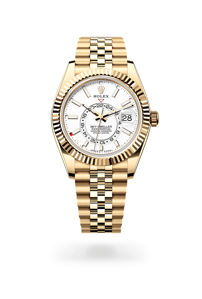 Rolex Sky-Dweller M336938-0006 Herrenuhr - Oyster, 42 mm, Gelbgold 